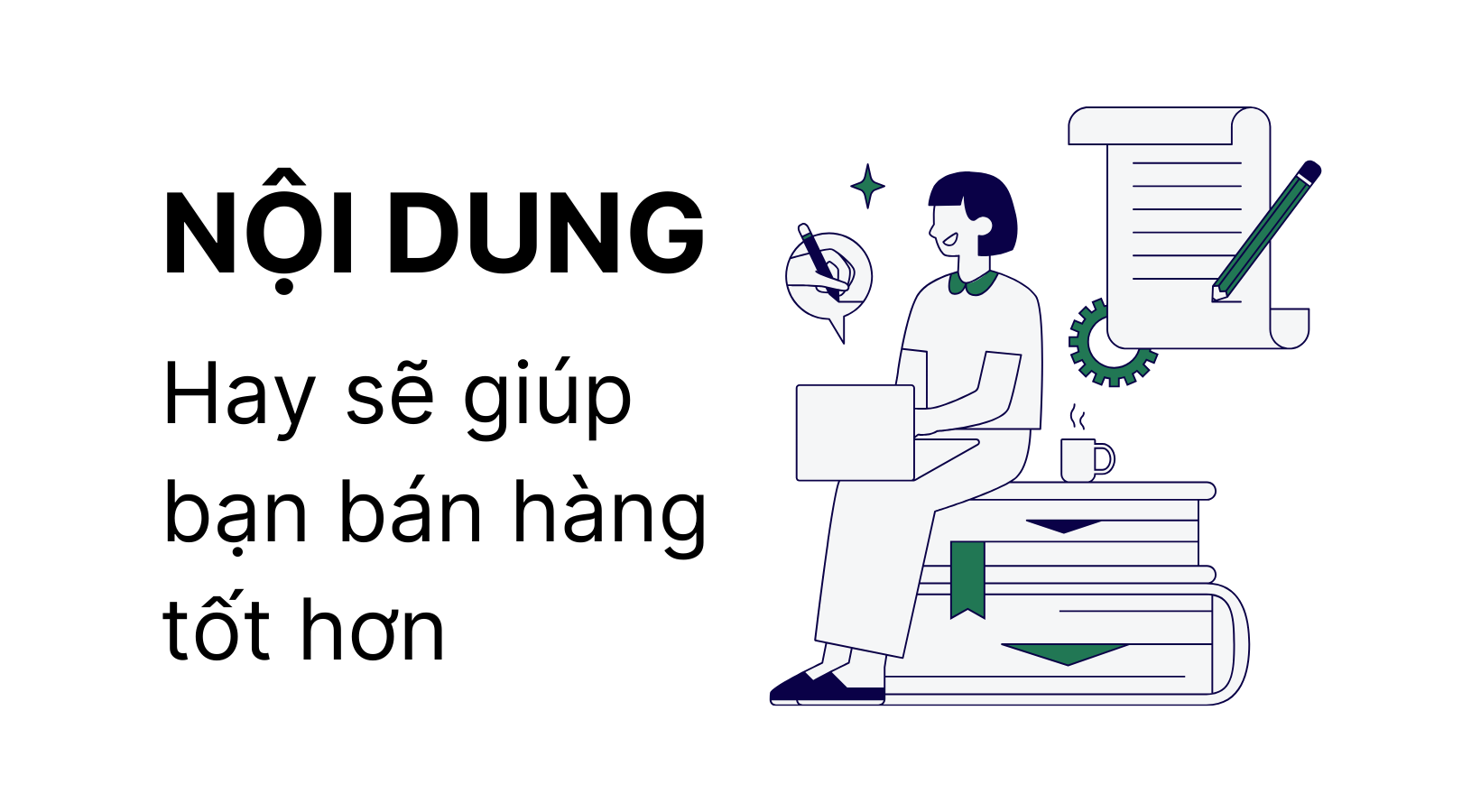 nội dung hay thay bạn bán khóa học