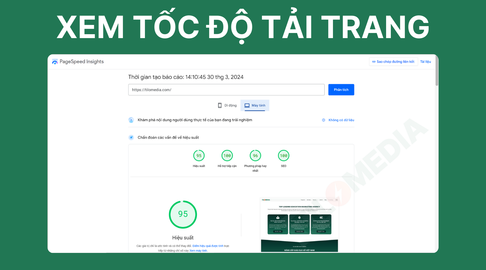 tăng tốc tải trang website