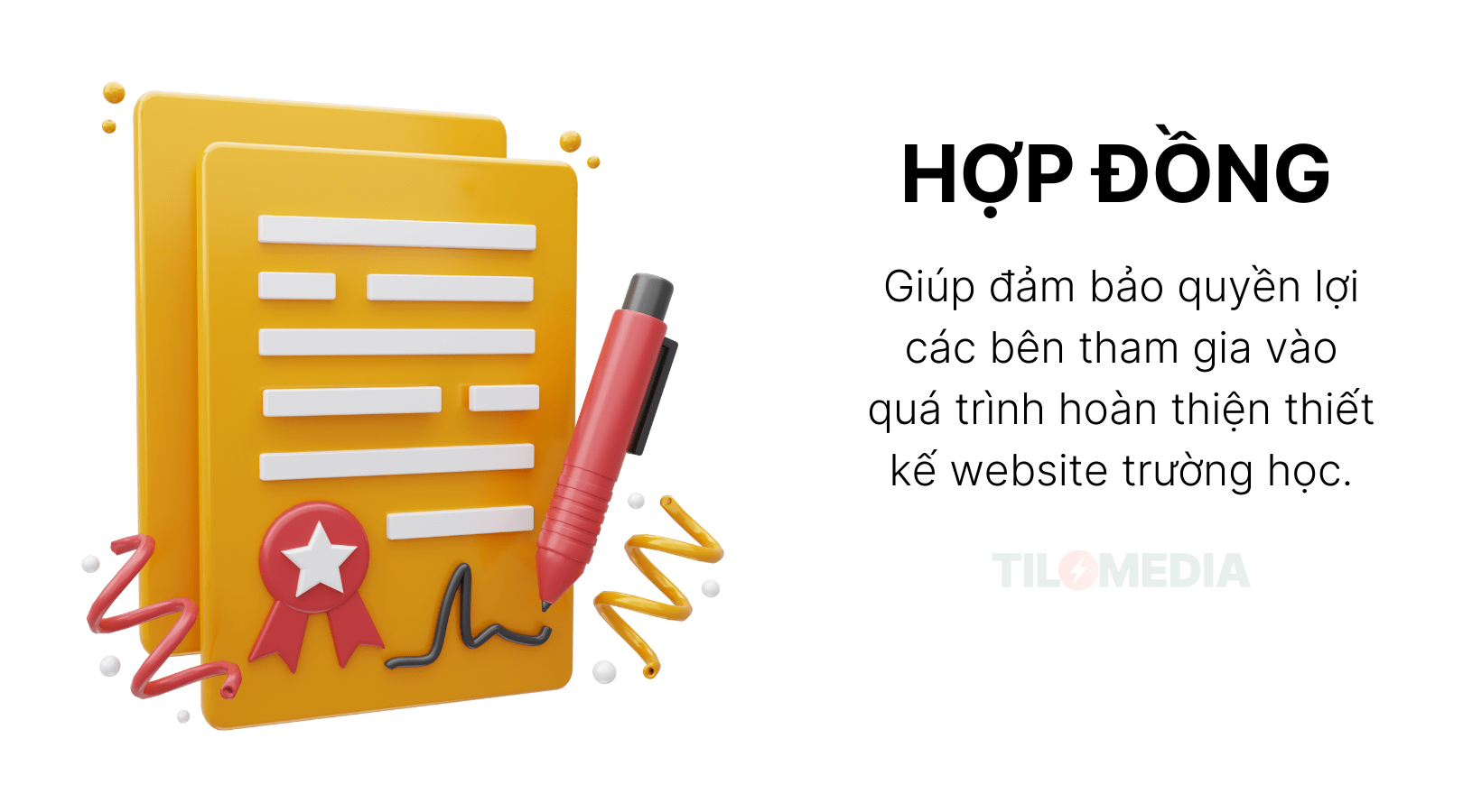 hợp đồng thiết kế website trường học